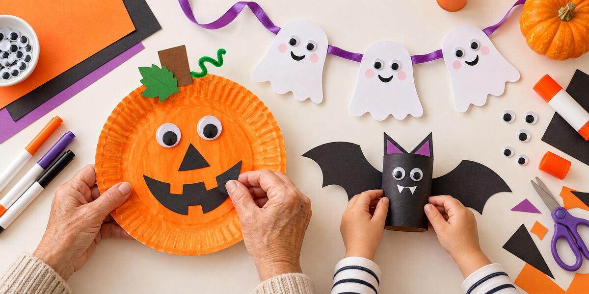 Easy DIY Halloween Crafts With the Grandkids